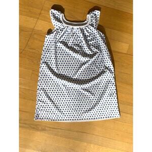 Roller Rabbit White and Blue Hearts Girls Nightgown Pajamas 6 NWOT